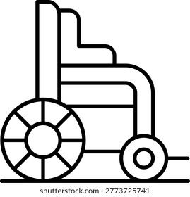 Wheelchair Icon Vector Element line icon design vector icons