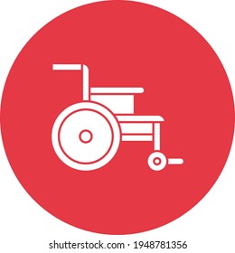 Wheelchair Icon vector image. Can be used for Medical. Suitable for mobile apps, web apps and print media.