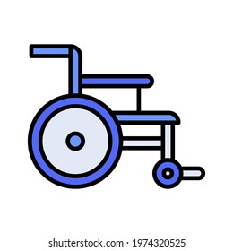 Wheelchair Icon vector image. Can be used for Medical. Suitable for mobile apps, web apps and print media.