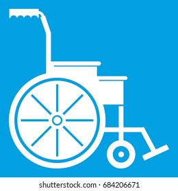 Wheelchair icon white
