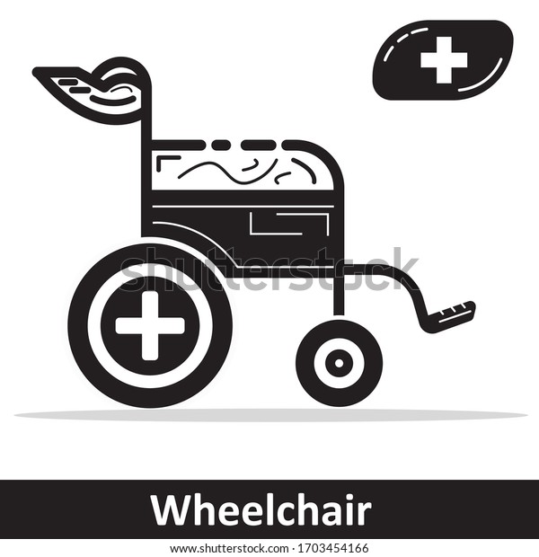 wheelchair icons for sick people and people\
with disabilities
