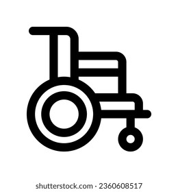 wheelchair line icon. vector icon for your website, mobile, presentation, and logo design.