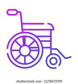 wheelchair Modern concepts design, vector illustration