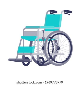 wheelchair. Normal type and self-propelled type.Vector illustration that is easy to edit.