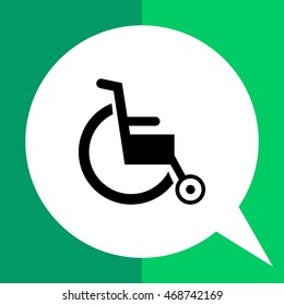 Wheelchair Simple Icon