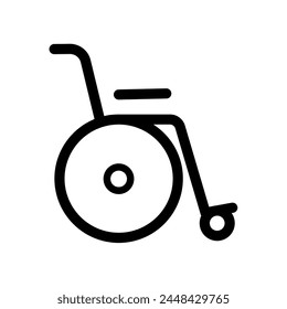 Wheelchair symbol - vector icon	