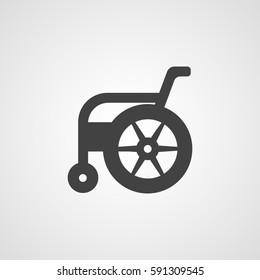 wheelchair vector icon