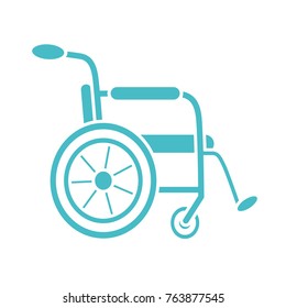 Wheelchair vector icon