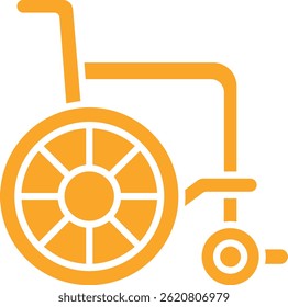 Wheelchair vector icon. Can be used for printing, mobile and web applications.