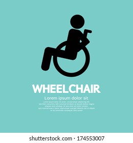 Wheelchair Vector Illustration