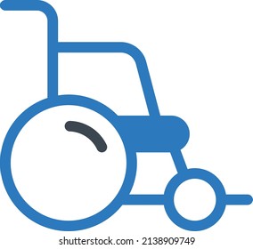 Wheelchair Vector Illustration Isolated On Transparent Stock Vector ...