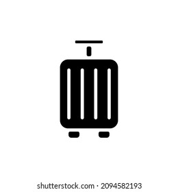 WHEELED LUGGAGE icon in vector. Logotype
