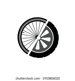 Wheels. Fluctuations when choosing a transport. Bicycle or car. Choice between transport. Ecological transport or car. Flat vector illustration