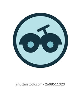 wheels icon logo vector illustration
