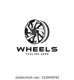 Wheels Logo Design template, Vector illustration