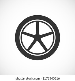 wheels vector icon 10 eps