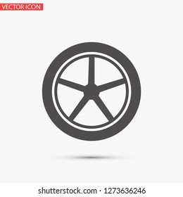 wheels vector icon 10 eps