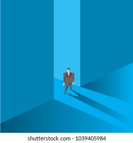 
When a businessman succeeds, it is like a heavenly door.