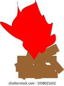 when camping, bonfires warm the body and avoid wild animals