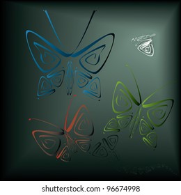 "when dreams come true" is fine image with beautiful butterflies