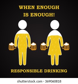 When enough is enough - responsible drinking template