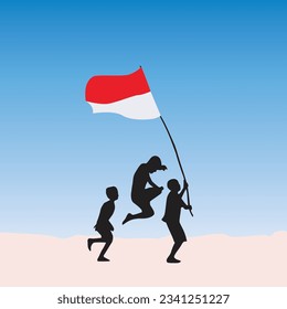 When Indonesia's independence day, the community welcomes it with joy