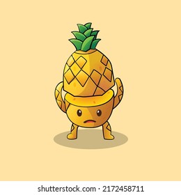 When pineapple has a live.