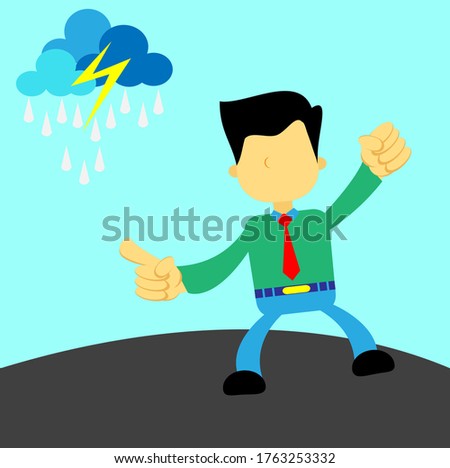 When it rains let me be angry