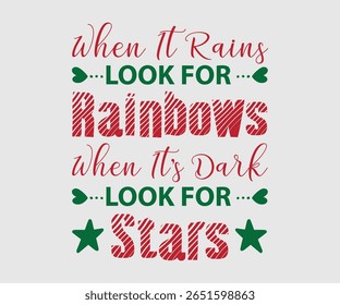 Quando Chove, Procure por Arcos-Íris. Quando Está Escuro, Procure Estrelas, Projeto Feliz primavera Eps, Spring Eps Cut File, Camisa Hoppy t, Coelhinho e primavera Eps, Ovo para Crianças, Corte Arquivo Cricut