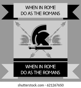 When in Rome,do as the Romans.Proverb. 
To act in the same way as others act, conform to the habits and customs of local people. 