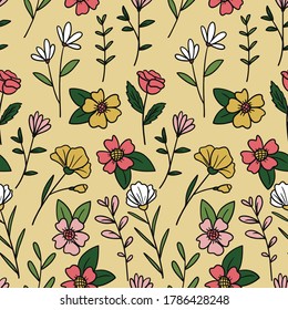 When Summer Coming Seamless Pattern