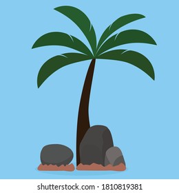 when summer is more exciting, vacation on a beach with coconut trees