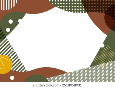 When transmitted, the center will be transparent and the wavy lines, broken lines, and circles will appear white.