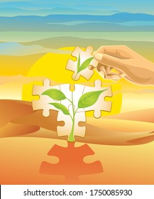 When I wanted to plant a tree in the desert.