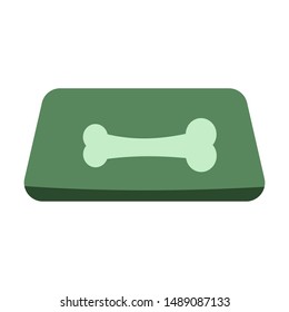 where dogs eat icon vector design, place icon illustration.