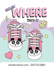 where panda cute shoes star 