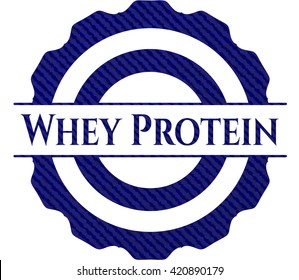 Whey Protein Denim Background Stock Vector (Royalty Free) 420890179 ...