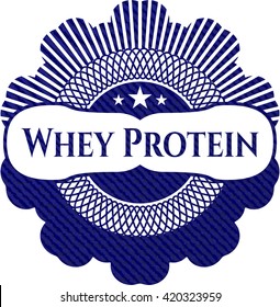 Whey Protein Emblem Jean High Quality Stock Vector (Royalty Free ...