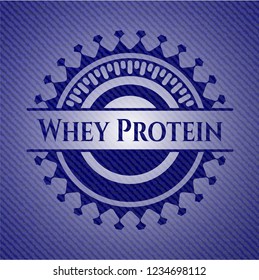 Whey Protein jean background
