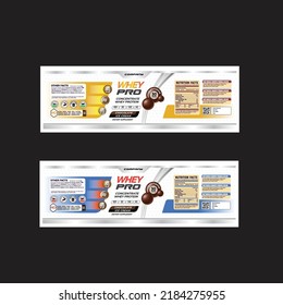 Whey Protein Powder Nutrition Supplement Label Template, dietary supplement label, multivitamin supplements label, Bottle label, Package template design, design, Protein,
