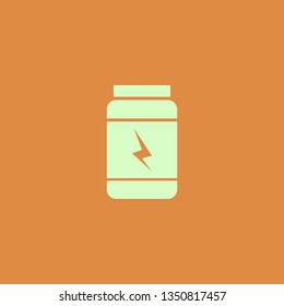 whey vector icon. flat design