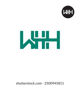 WHH Logo Letter Monogram Design
