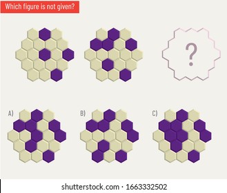 Which figure is not given? Solve the puzzle. Intelligence question, visual intelligence