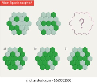 Which figure is not given? Solve the puzzle. Intelligence question, visual intelligence