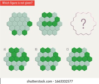 Which figure is not given? Solve the puzzle. Intelligence question, visual intelligence
