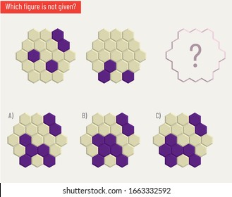 Which figure is not given? Solve the puzzle. Intelligence question, visual intelligence