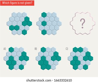 Which figure is not given? Solve the puzzle. Intelligence question, visual intelligence