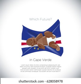 Which Future in Cape Verde - Baby in national flag