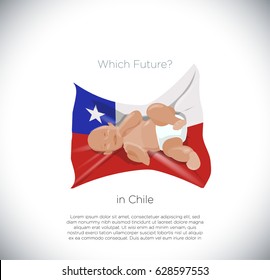 Which Future in Chile White baby in national flag