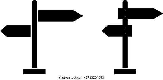 Which Way? Two Simple Styles of Wooden Direction Signs